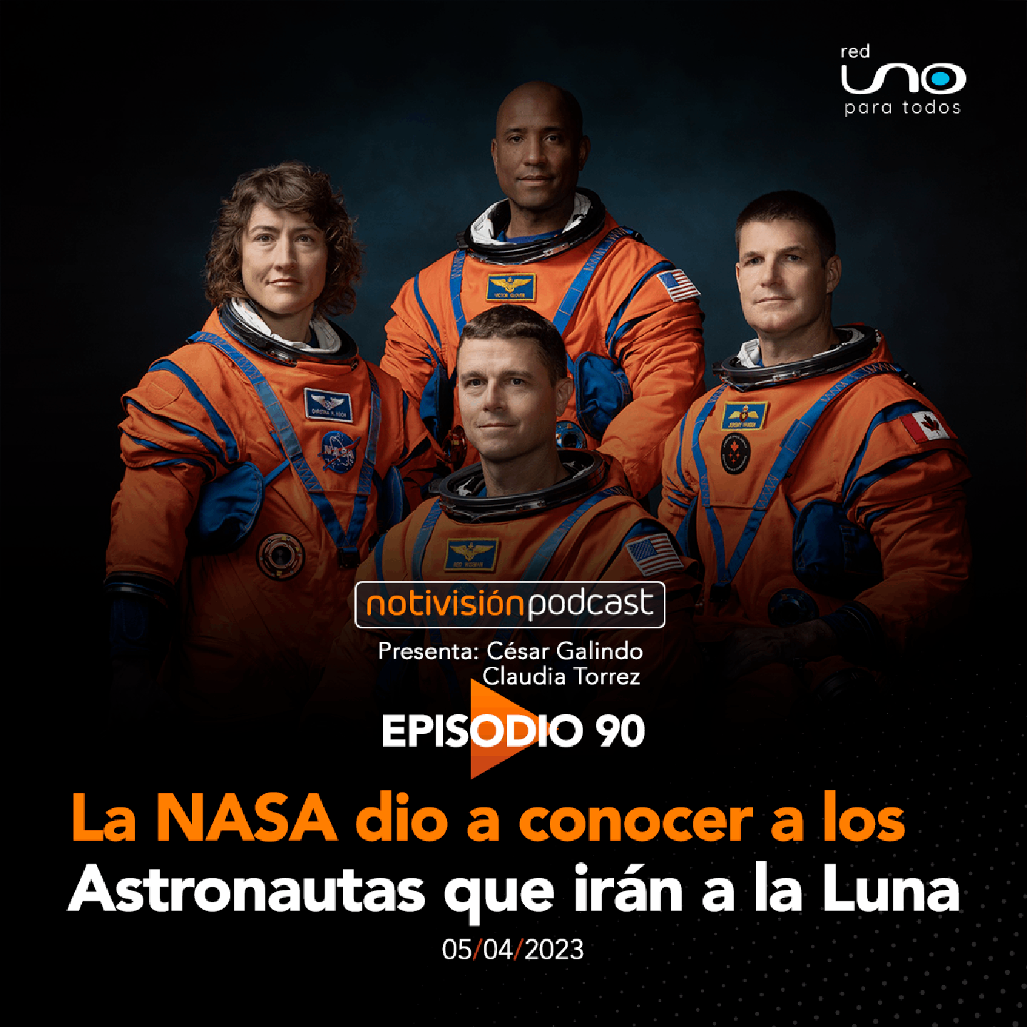 La Nasa dió a conocer los nombres de los astronautas que irán a la Luna